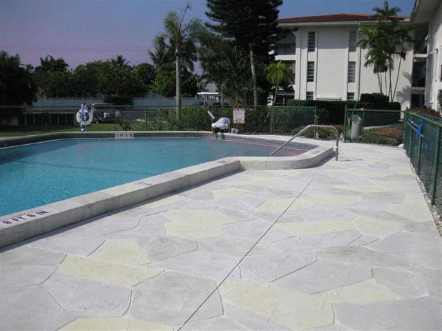 Pool Deck Stone Cut